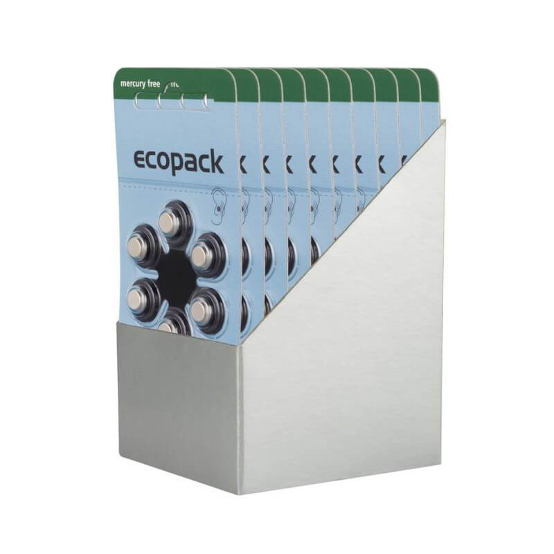 Ecopack Zubehör 60 Stück Hörgerätebatterien Ecopack 312