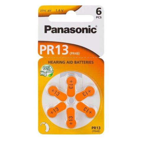 Hörgerätebatterien Panasonic PR 13